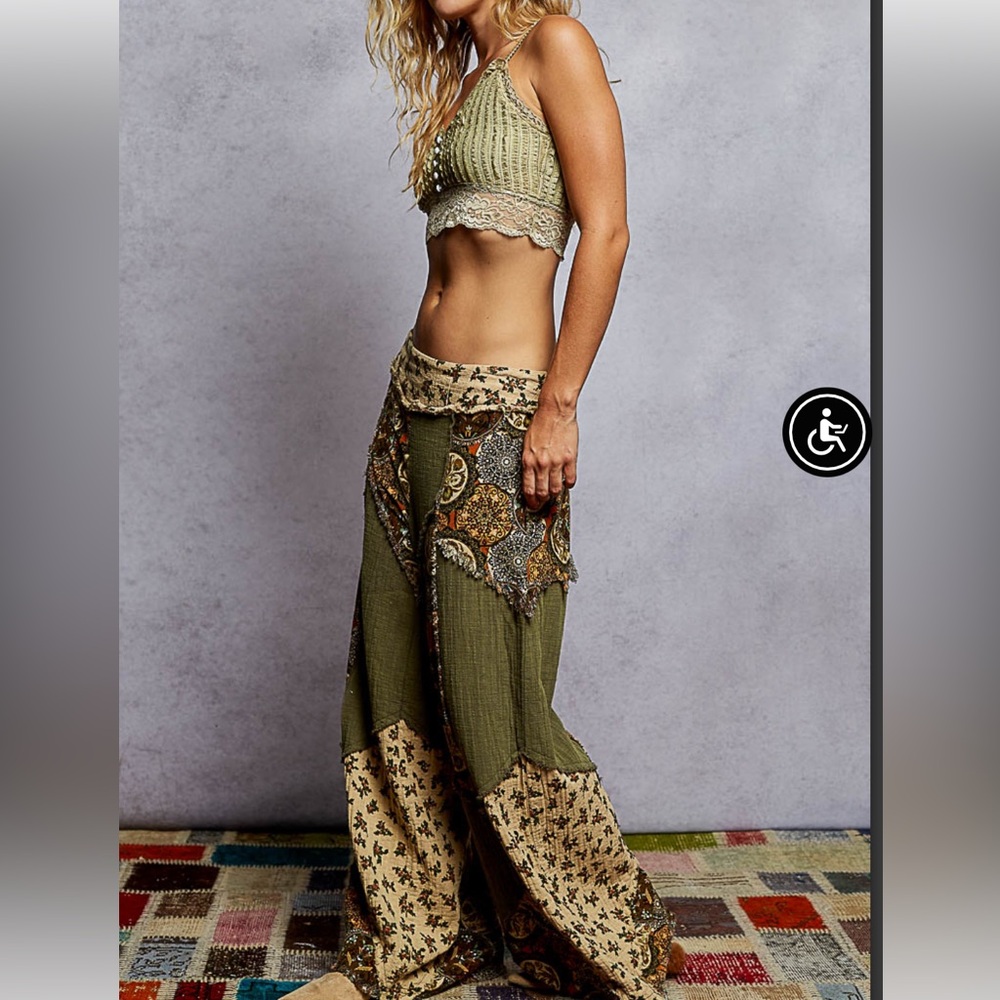 POL Patchwork Pants - Picture 6 of 7